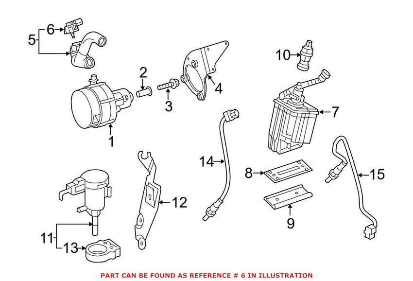 Mercedes Fuel Tank Pressure Sensor 0081530228